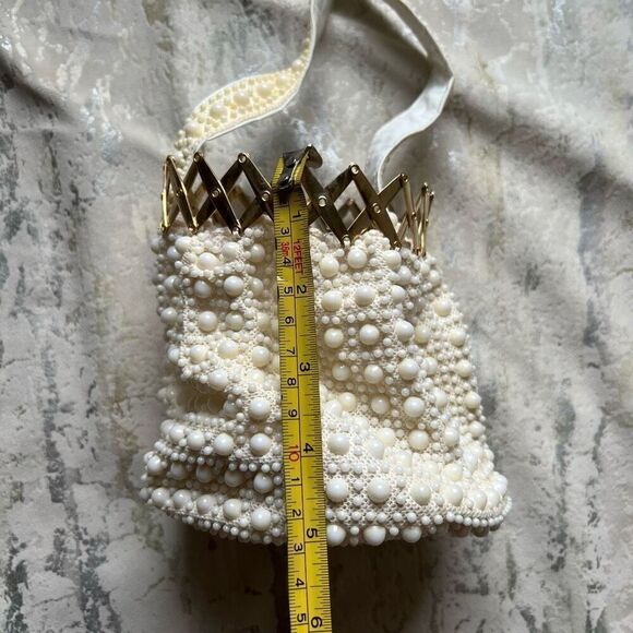 Vintage Beaded hand Potli mini handbag - Picture 6 of 11
